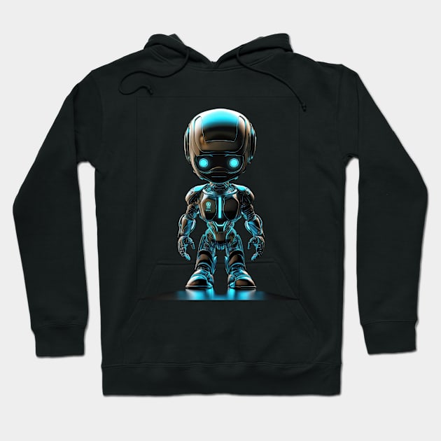 Little Robot Hoodie by ZombieTeesEtc